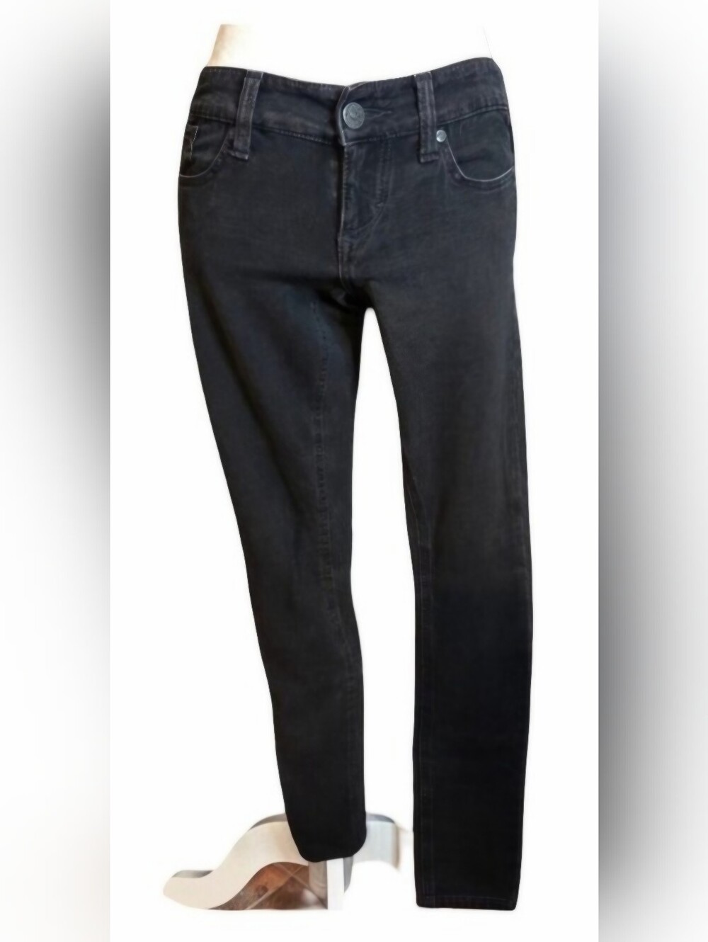 VTG Y2K Underground Soul Gray Black Straight Leg Jeans Sz 5.
